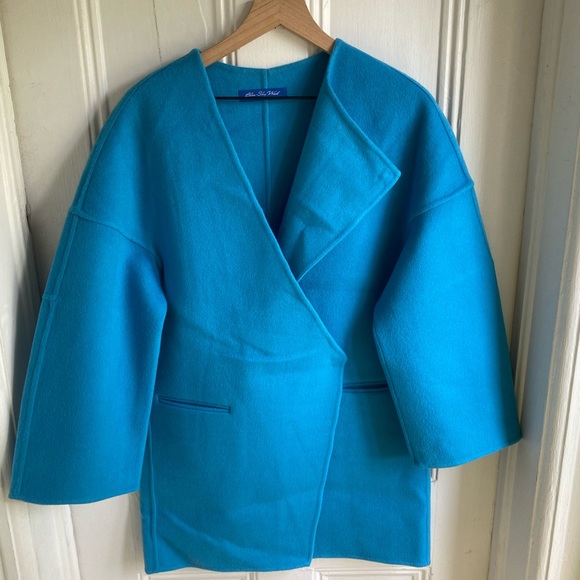 Blue Sky Factory Wool Coat, Sz M - Picture 5 of 15